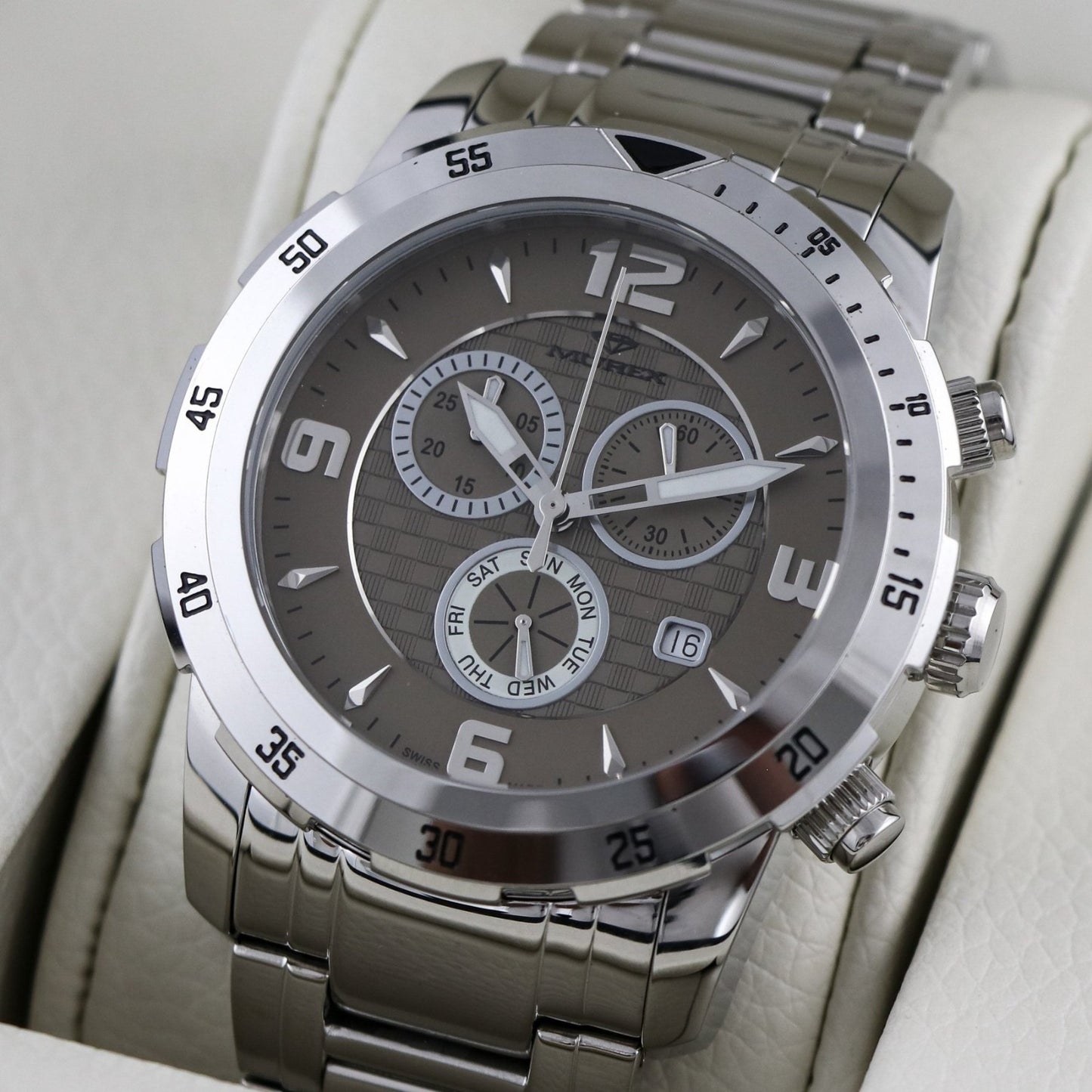 Murex • Swiss Chronograph • Stainless Steel • Quartz • 45mm • 5ATM • MUC508