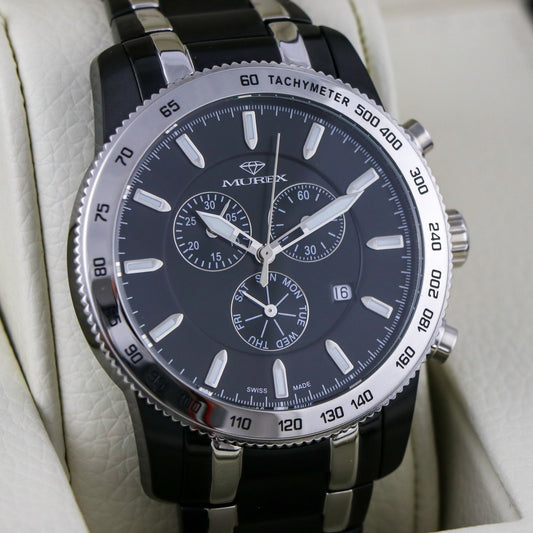 Murex • Swiss Chronograph Watch • Bi Color Stainless Steel • 44.5mm • MUC591