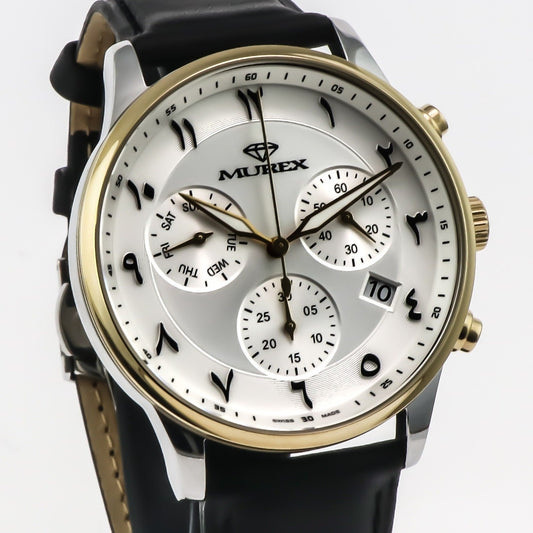 Murex • Swiss Chronograph Watch • Stainless Steel • 44mm • Quartz • MUC607