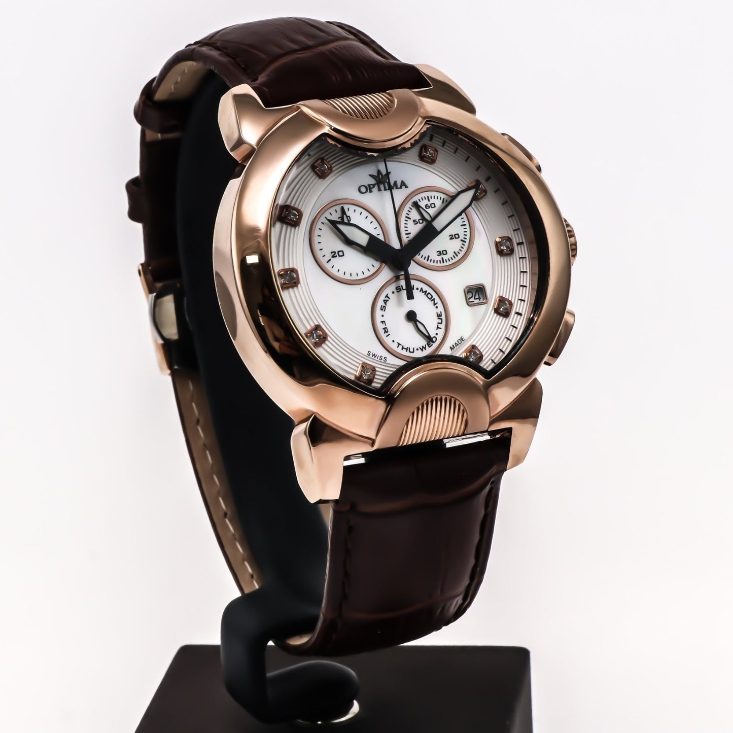 Optima • 45.9 mm •Swiss Chronograph Watch • Date SubDay • WR30MM • OSC233