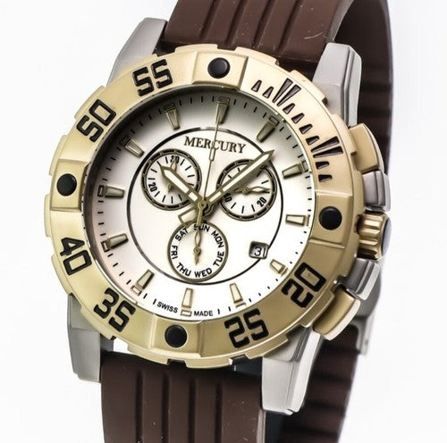 Mercury - Swiss Chronograph Watch • Stainless Steel Quartz • 44mm • ME10225