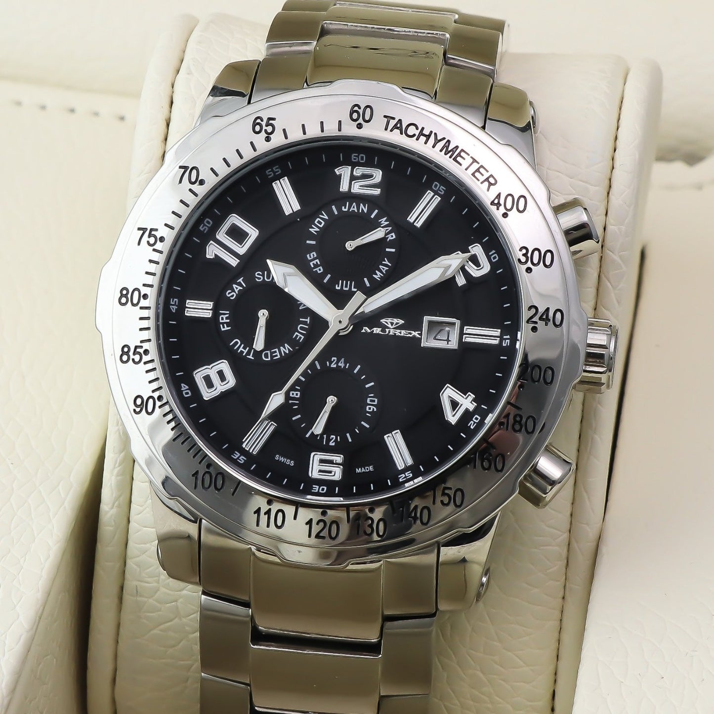 Murex • Swiss Chronograph • Stainless Steel • Quartz • 44mm • 5ATM • ISC951