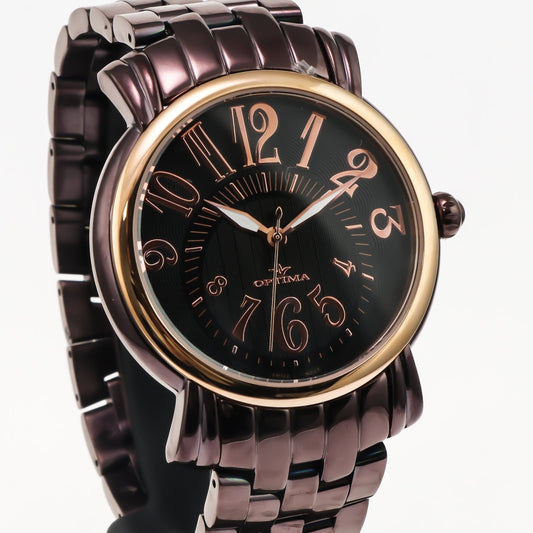 Optima • Swiss Watch • Stainless Steel • 43mm • Quartz • 3ATM • OSM212