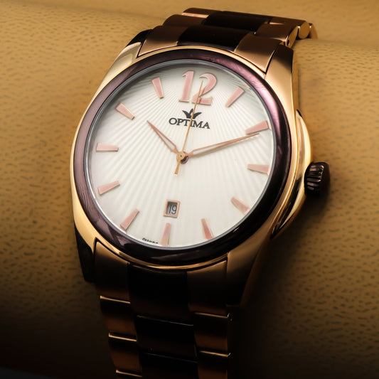 Optima • Swiss Watch • Stainless Steel • 44mm • Quartz • 3ATM • OSM247