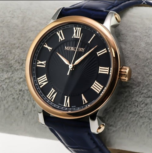 Mercury • Swiss Watch • Stainless Steel & Rose Gold Quartz • 36mm • 5ATM ME385