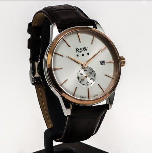 RSW • 44mm • Swiss Watch • PVD Rose Gold • Swiss Ronda • SubSeconds • RSWM106