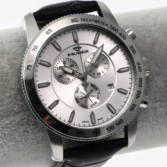 Murex • Swiss Chronograph Watch • Stainless Steel • Quartz • 44.5mm • MUC591