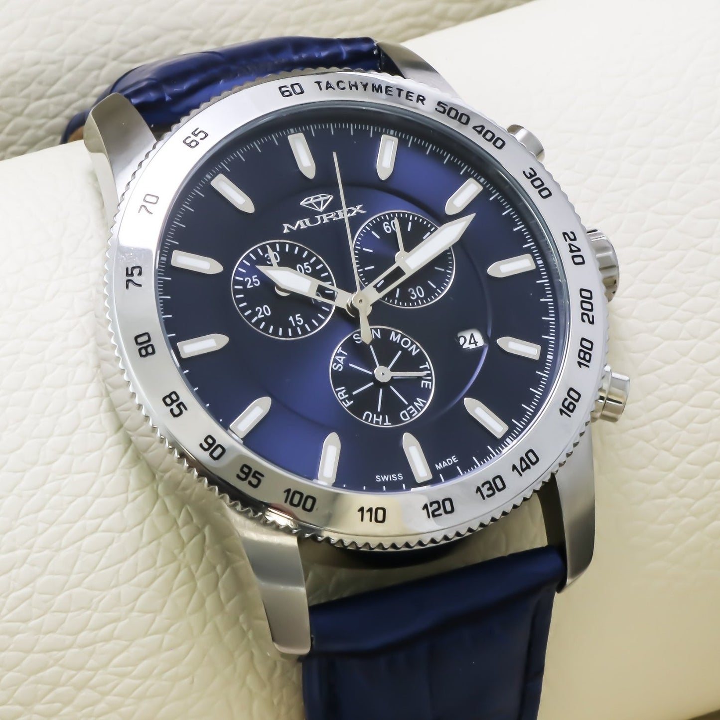 Murex • Swiss Chronograph Watch • Stainless Steel • Quartz • 44.5mm • MUC591