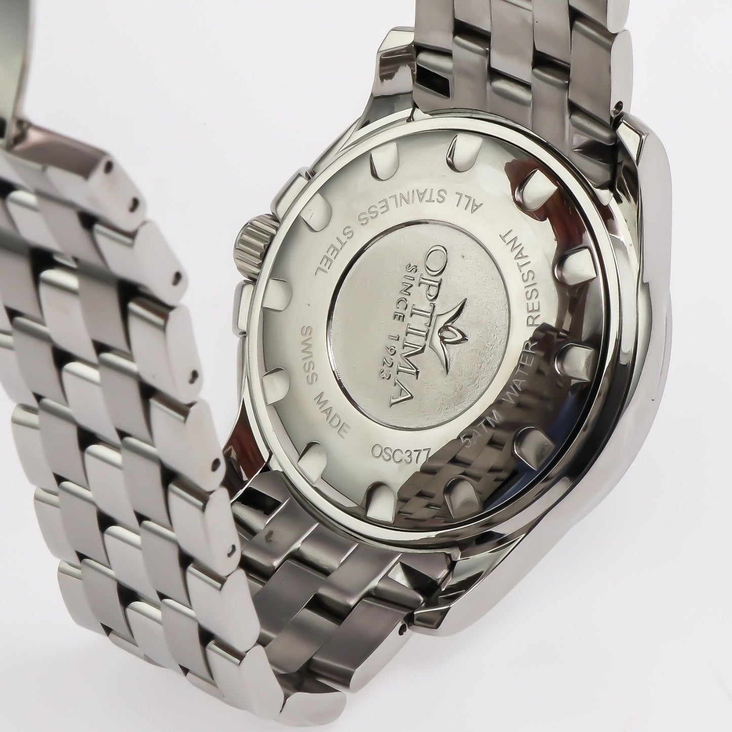 Optima • 48.15mm Swiss Chronograph Watch • Date • WR50M • Quartz • OSC377