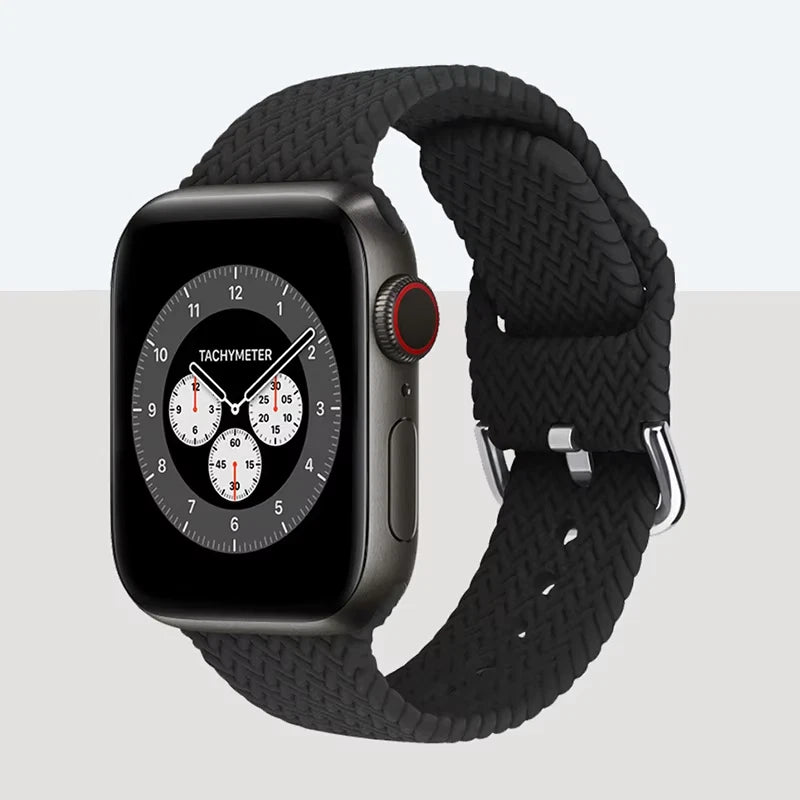 Breathable Silicone Sport Band for Apple Watch All Series Adjustable 24 Colors