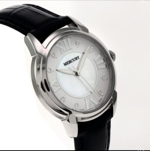 Mercury • Swiss Women's Watch • 36MM • Mother Of Pearl • WR50M • ME360-SL-7