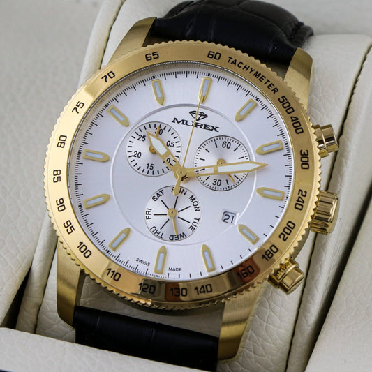 Murex • Swiss Chronograph Watch • Stainless Steel • Quartz • 44.5mm • MUC591