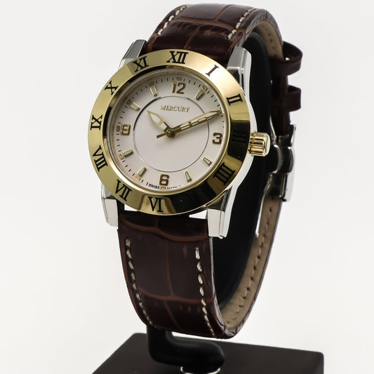 Mercury • Swiss Watch • Stainless Steel PVD Gold Quartz • 36mm • 5ATM • ME10230
