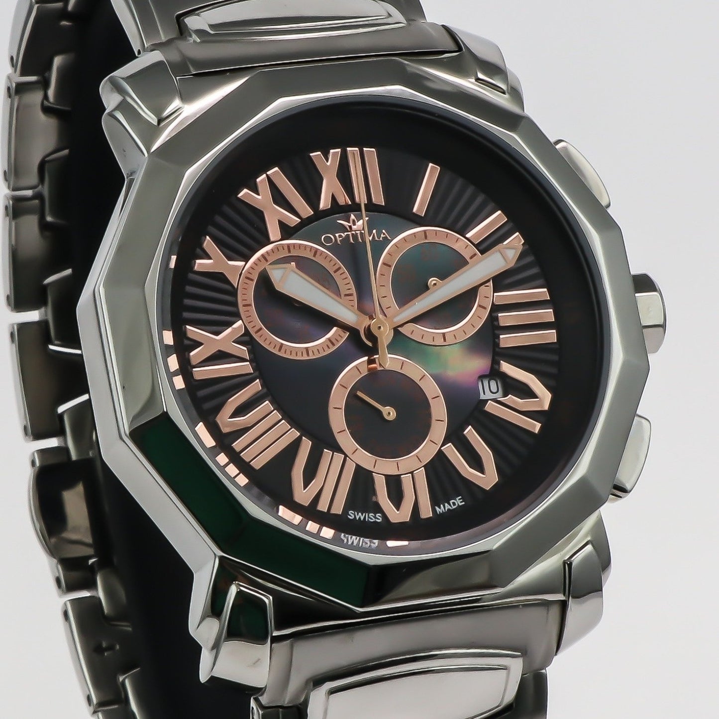 Optima • 43mm • Swiss Chronograph Watch • Date SubDay • WR 3ATM • OSC248
