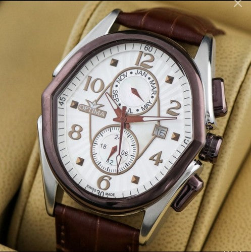 OPTIMA • OSC272 • 42x44.5mm • Swiss Watch • Date SubDay • Dual Time