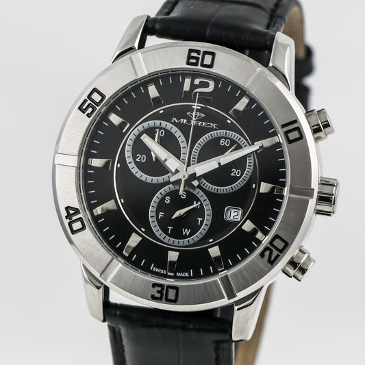 Murex • 45mm • Swiss Chronograph Watch • Date SubDay • WR50M • MUC526-SL-3