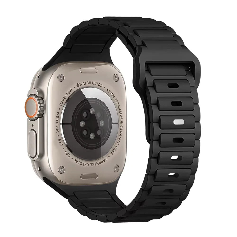 24 Colors • Breathable Adjustable Silicone Sport Band for Apple Watch All Series