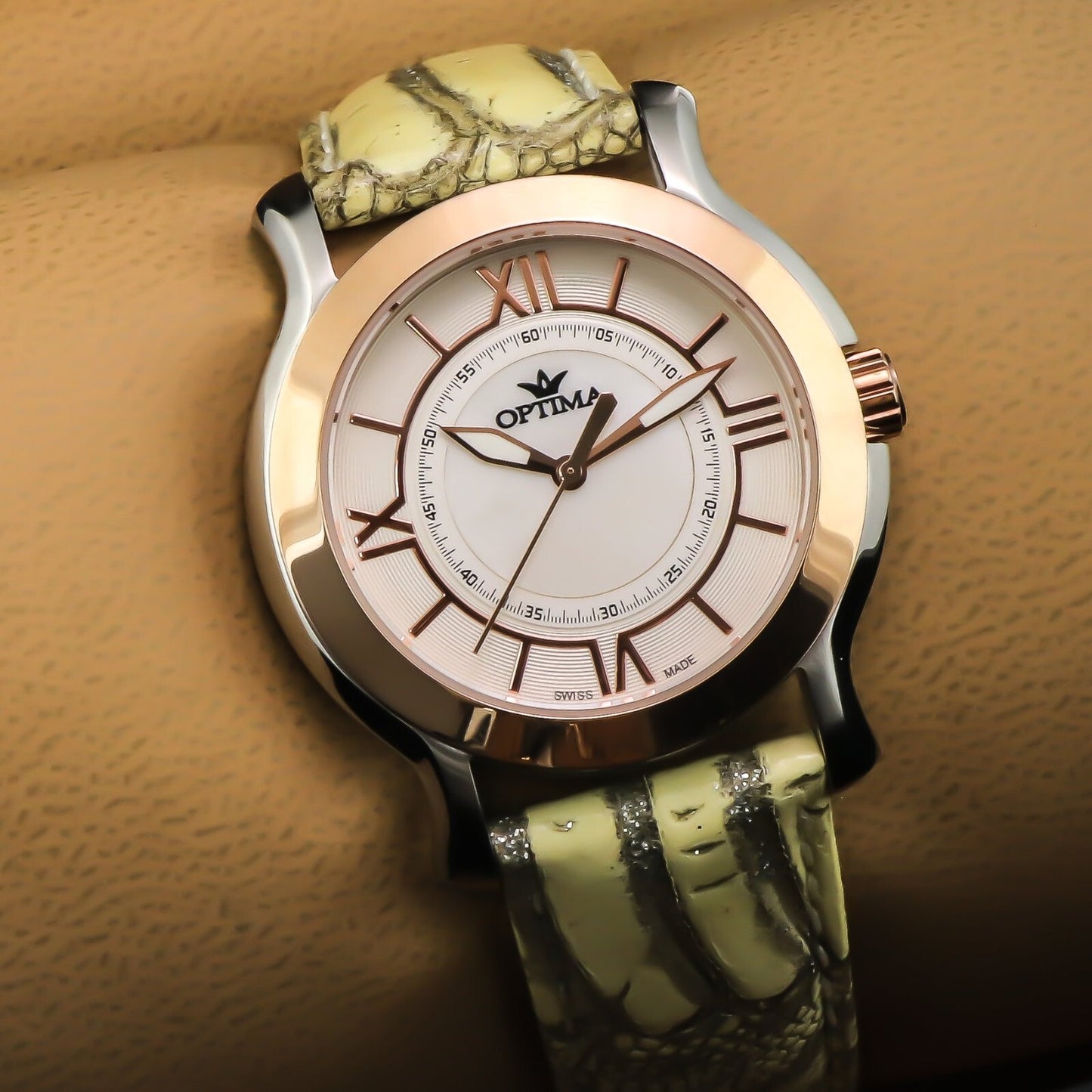 Optima • Swiss Watch • Stainless Steel • 38mm • Quartz • 5ATM •OSL267