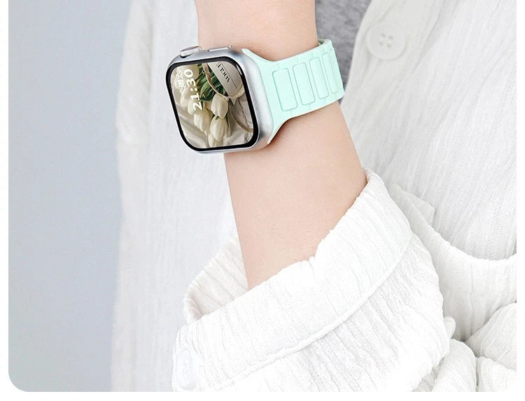 24 Colors • Breathable Adjustable Silicone Sport Band for Apple Watch All Series
