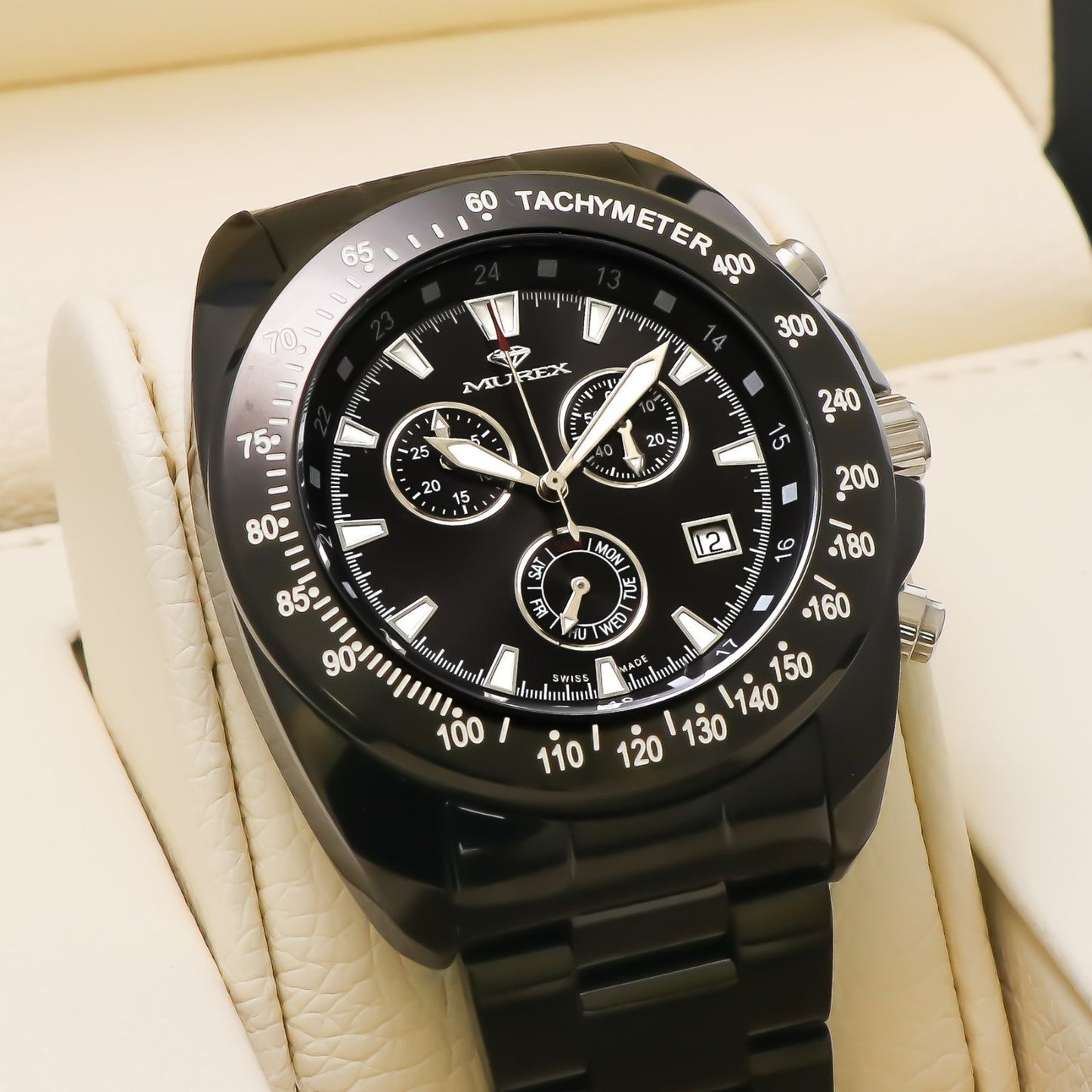 Murex • Swiss Chronograph Watch • Stainless Steel • 44mm • Quartz • ISC719