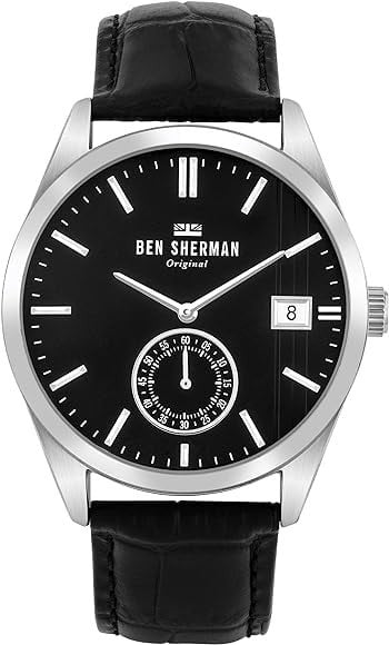 Ben Sherman Men Watch • Spitalfields Heritage • 43mm • Quartz • 3ATM • WB039BB