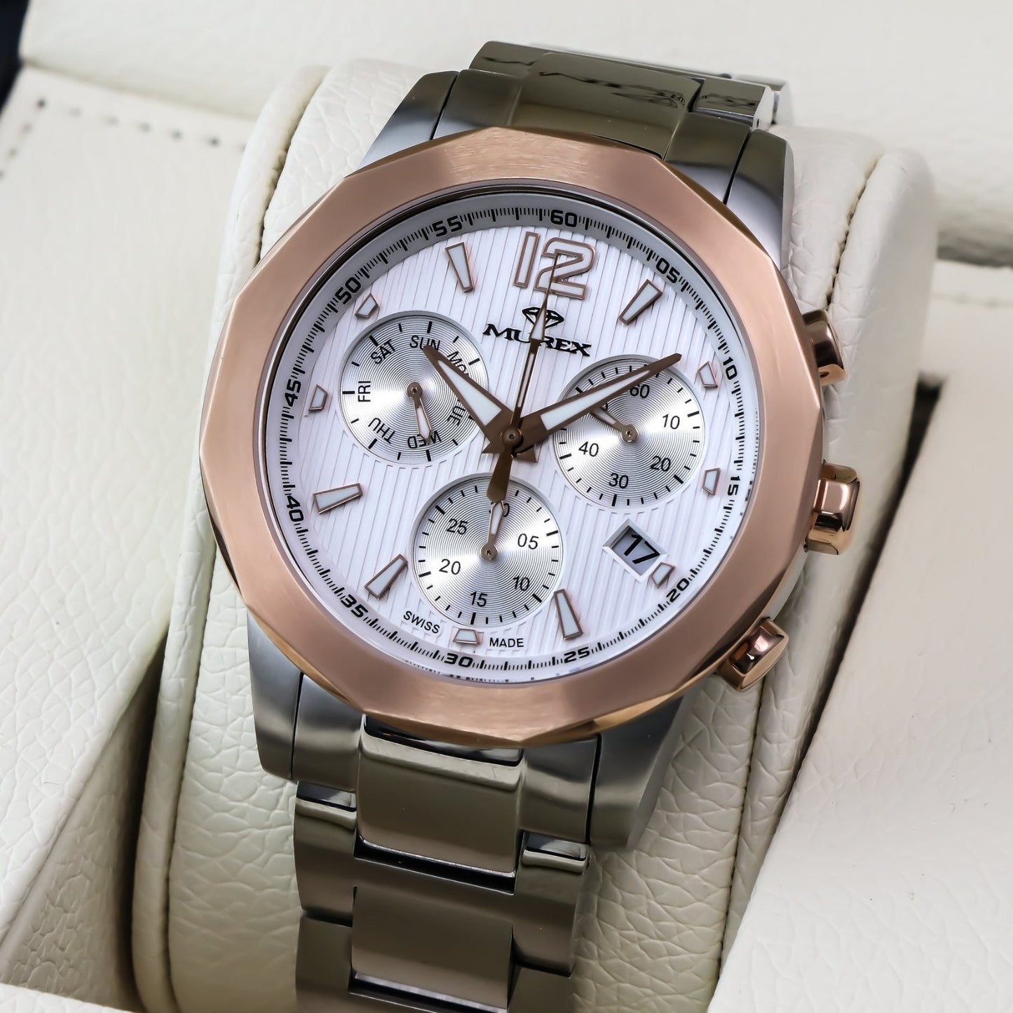 Murex • Swiss Chronograph Watch • Quartz • 44.7mm • 5ATM • MUC605