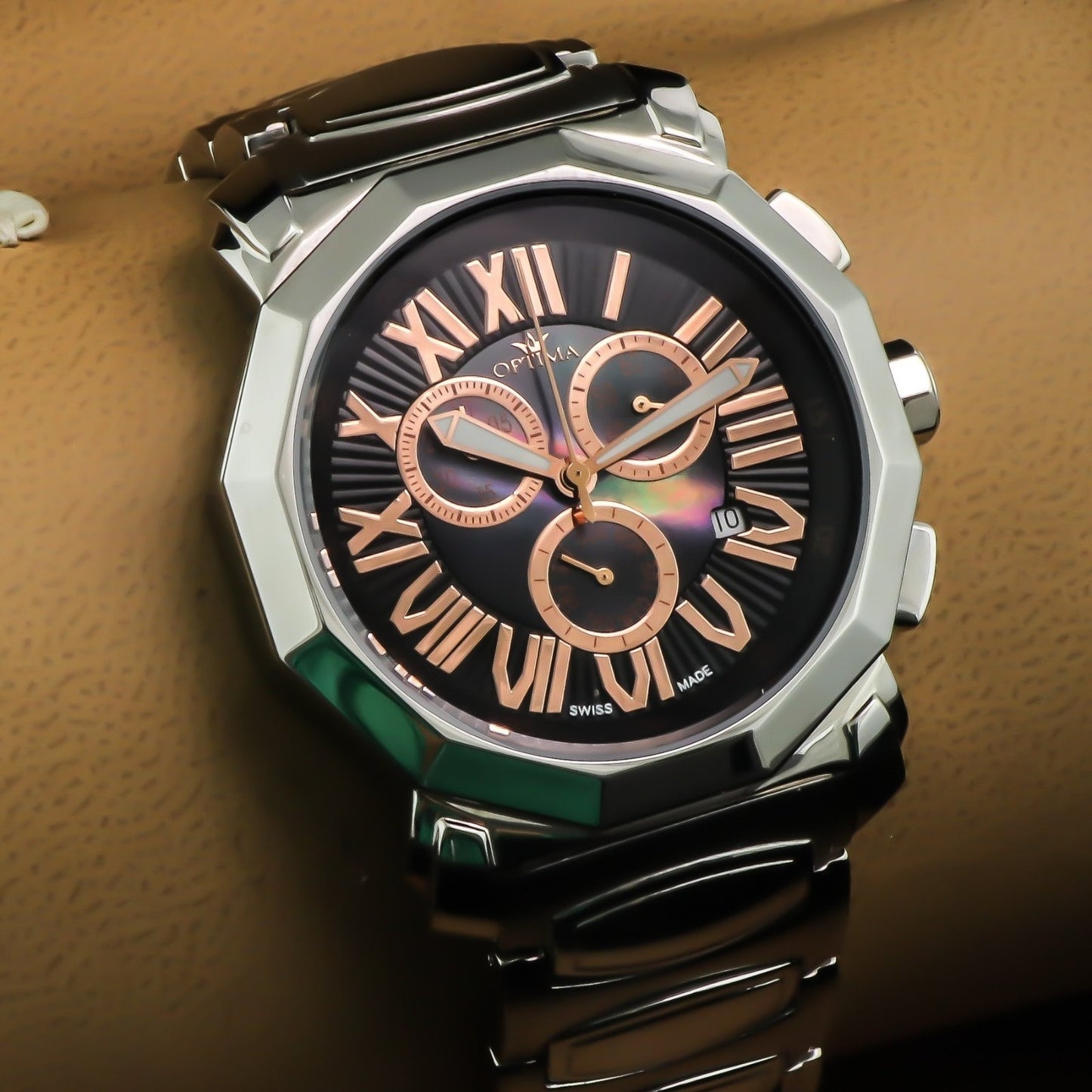 Optima • 43mm • Swiss Chronograph Watch • Date SubDay • WR 3ATM • OSC248