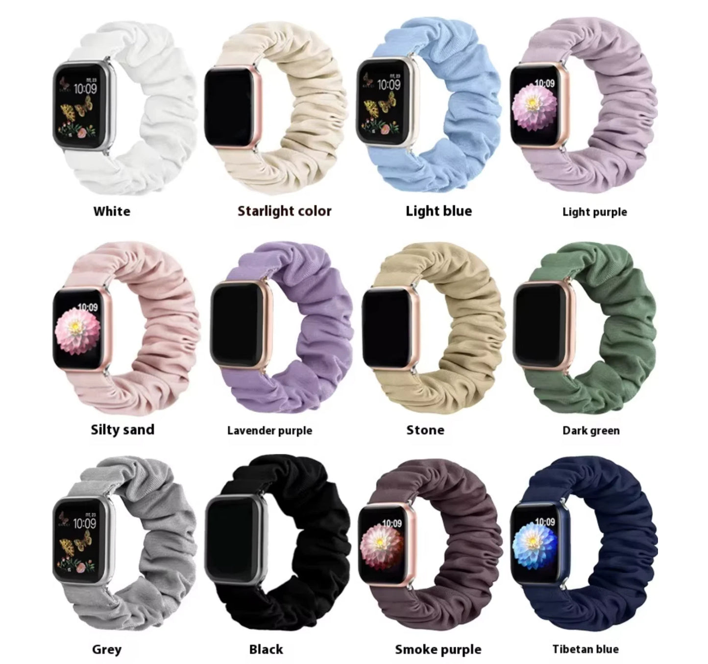 Soft Breathable NyBand for Apple Watch All Series Adjustable 40 Colors
