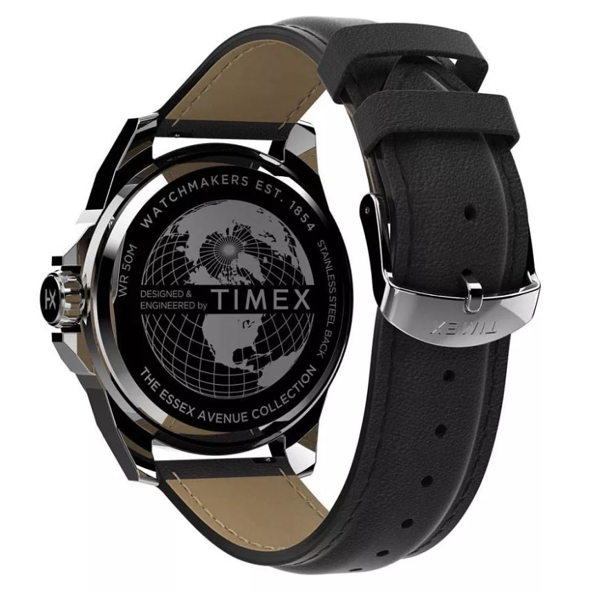 Timex Men Watch Harborside • Stainless Steel • 44mm • Quartz • 5ATM • TW2V43200