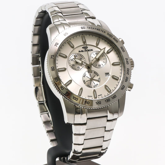 Murex • 44.5mm • Swiss Chronograph •Watch •Date SubDay • WR50M • MUC591-SS-1
