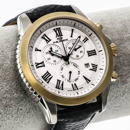 Murex • Swiss Chronograph Watch• Stainless Steel • Quartz • 47mm • 5ATM • MUC539