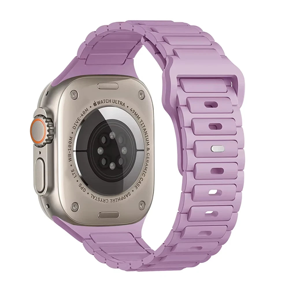 24 Colors • Breathable Adjustable Silicone Sport Band for Apple Watch All Series
