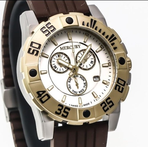 Mercury - Swiss Chronograph Watch • Stainless Steel Quartz • 44mm • ME10225