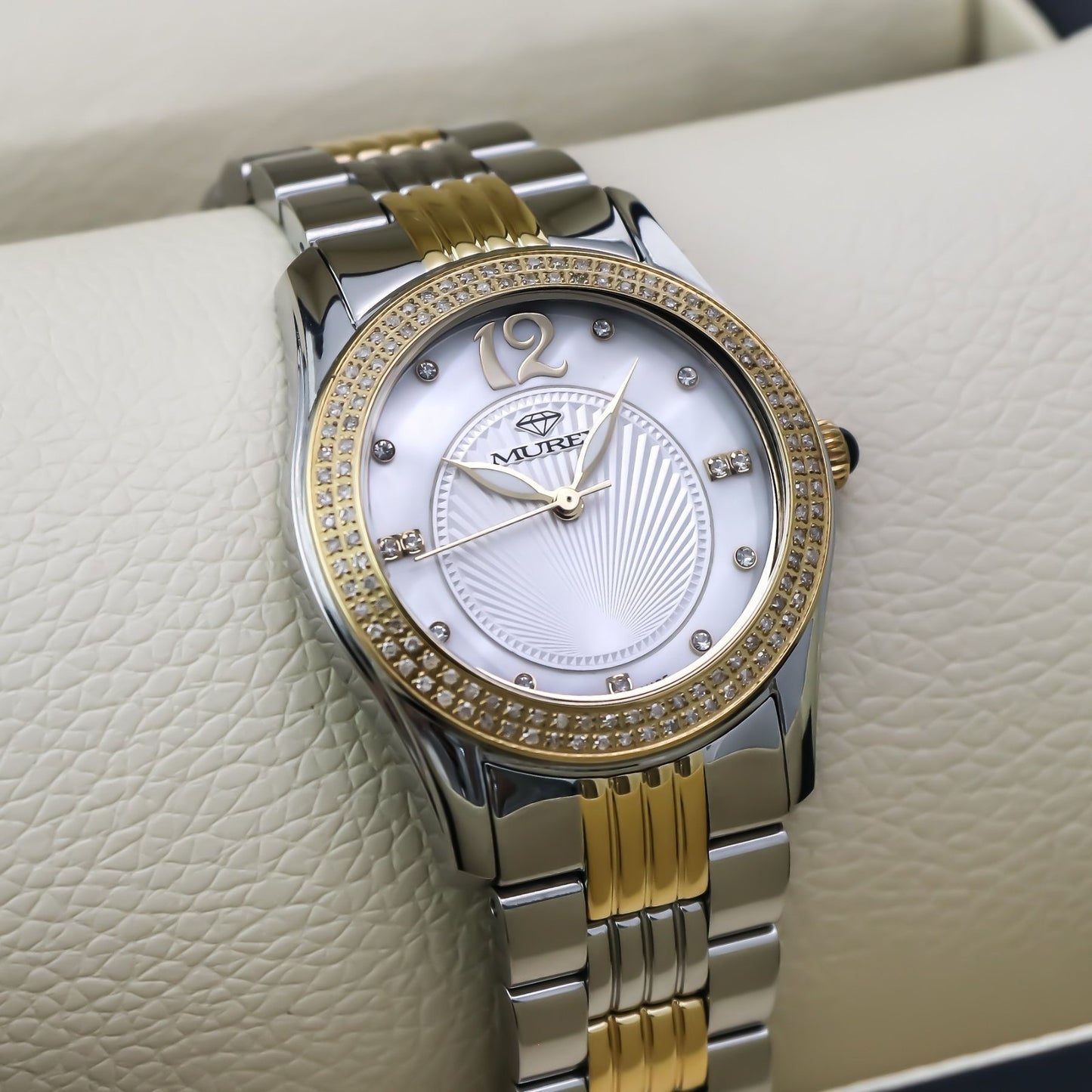 Murex • Swiss Diamond Watch • 126 SI Real White Diamonds 0.7ct • 36mm • MUL536