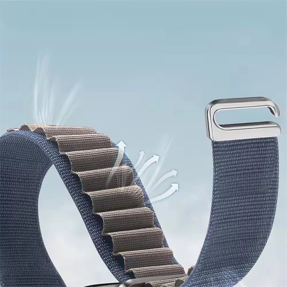 Fashion Band for Apple Watch 38/40/41mm & 42/44/45/46/49/Ultra Nylon Adjustable