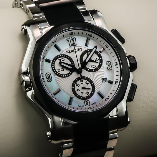 Mercury • Swiss Chronograph Watch • Stainless Steel • Quartz • 42.5mm • ME1075