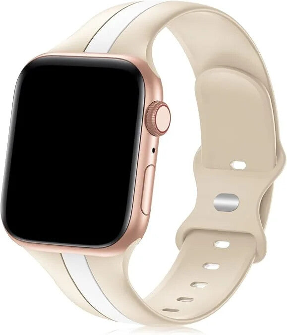 Sport Silicone Watch Band • Soft & Durable Strap • Apple Watch Compatible