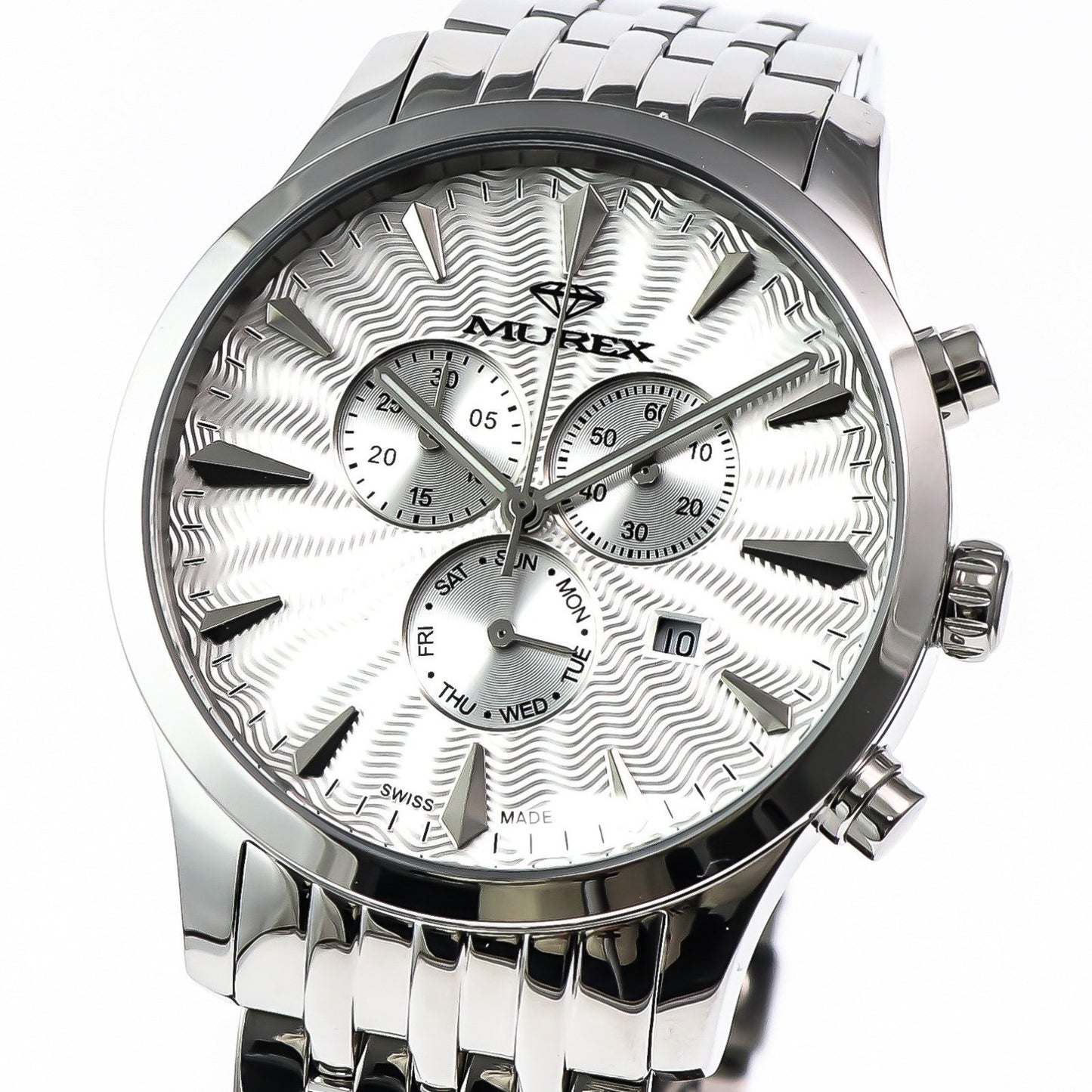 Murex • Swiss Chronograph Watch • Stainless Steel • Quartz • 44.5mm • MUC595