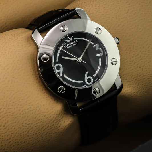Optima • Swiss Watch • Stainless Steel • 38mm • Quartz • 10ATM • OSL206