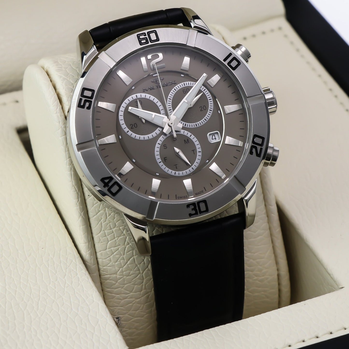 Murex • Swiss Chronograph Watch • Stainless Steel • Quartz • 45mm • MUC526