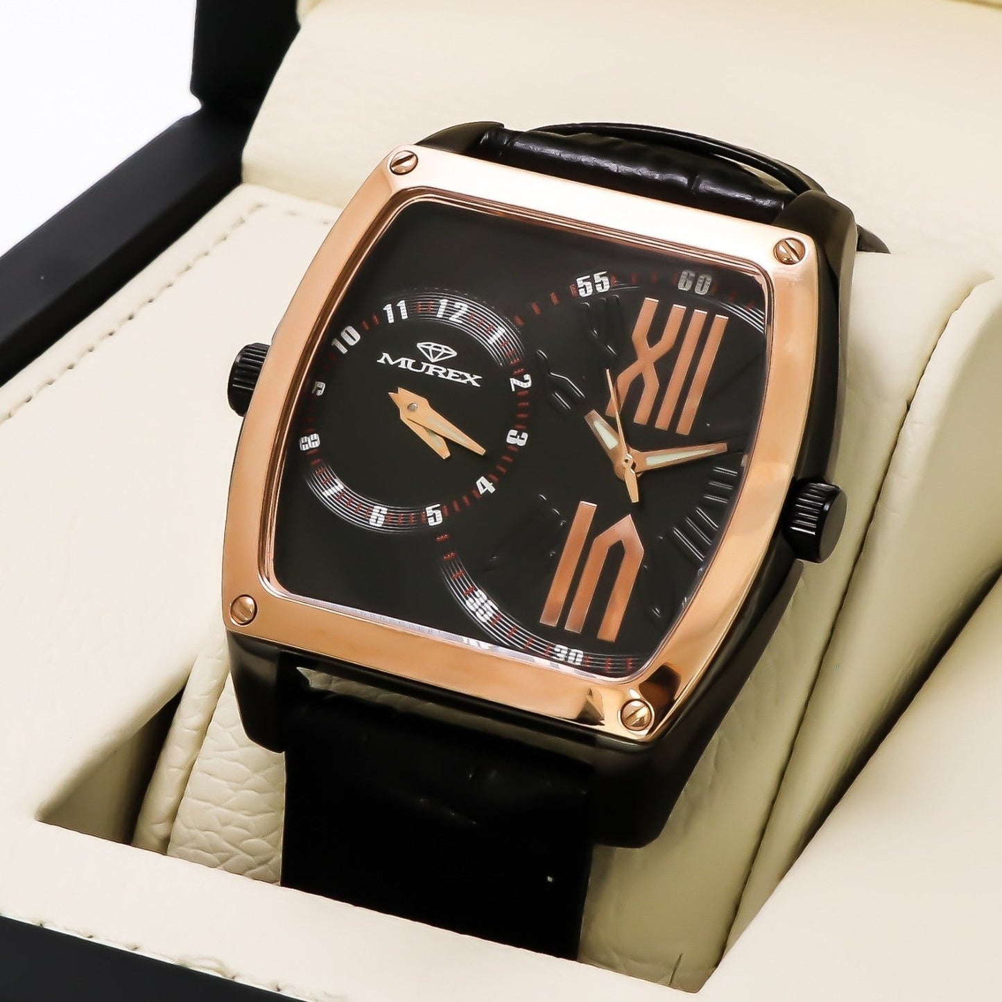 Murex • Swiss Watch • Stainless Steel • 38 x 43.5mm • Quartz • 3ATM • RSM827