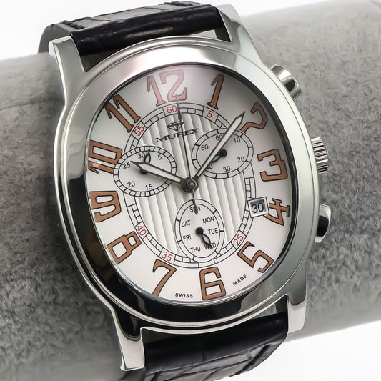 MUREX • Swiss Chronograph Watch • Quartz • 41.85x50mm • Date 3ATM • ISC701