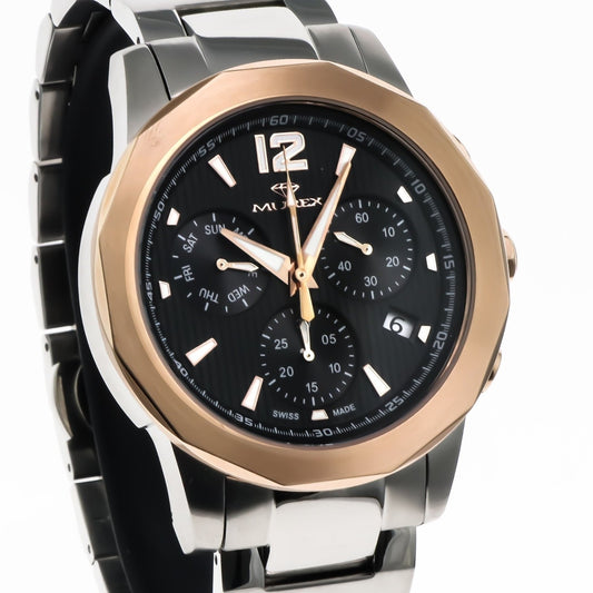 Murex • Swiss Chronograph Watch • Stainless Steel • Quartz • 44.7mm • MUC605