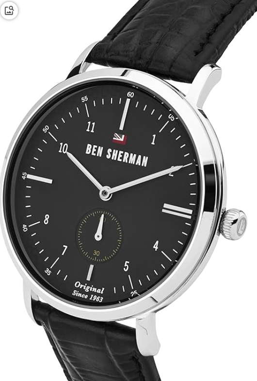 Ben Sherman Men Watch • Dylan Professional • 41mm • Quartz • 3ATM • WBS102BB