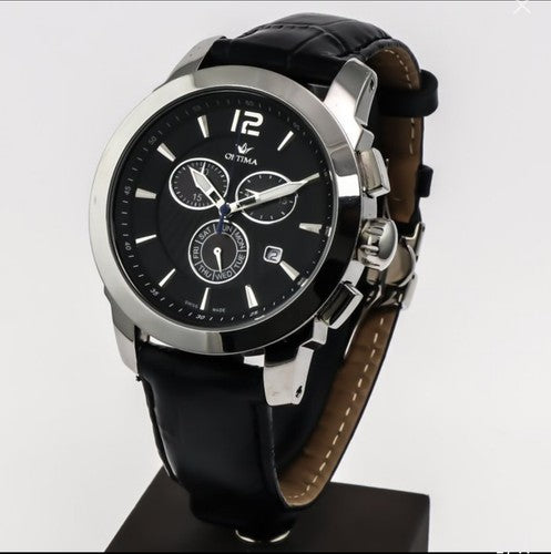 Optima • 46mm • Swiss Chronograph Watch • Date SubDay • WR30M • OSC391-SL-3
